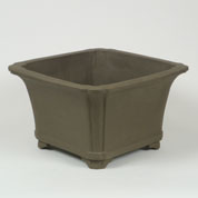 Vaso Cermica Bonsai - Quadrado -  C.41 x A.24 cm